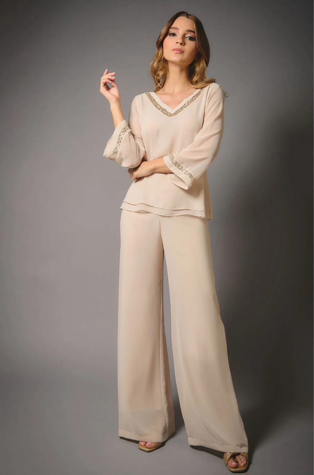 Pantalón tipo palazzo - Imagen 4