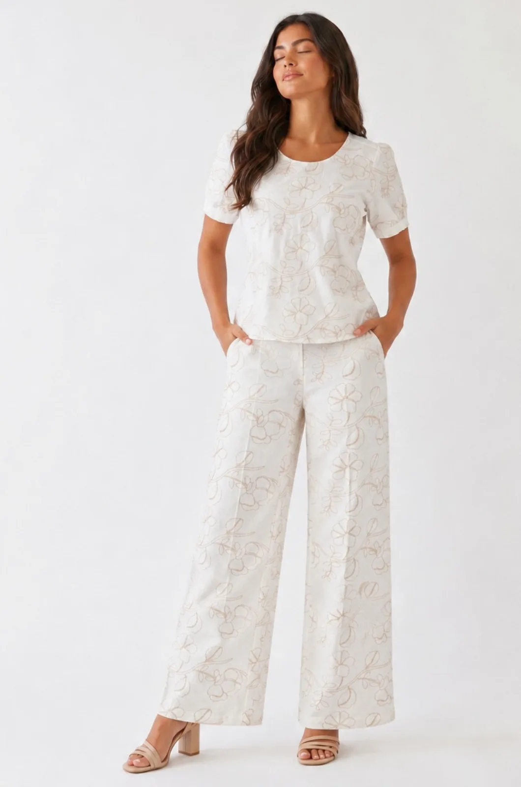 Pantalón Floral
